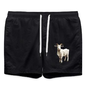 Chèvres chèvre - Short de bain - noir - Devant - AI Model Male 185 light (185cm)