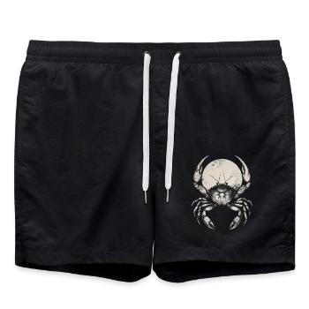 Krabbe - Badeshorts - Schwarz - Vorne - AI Model Male 185 light (185cm)