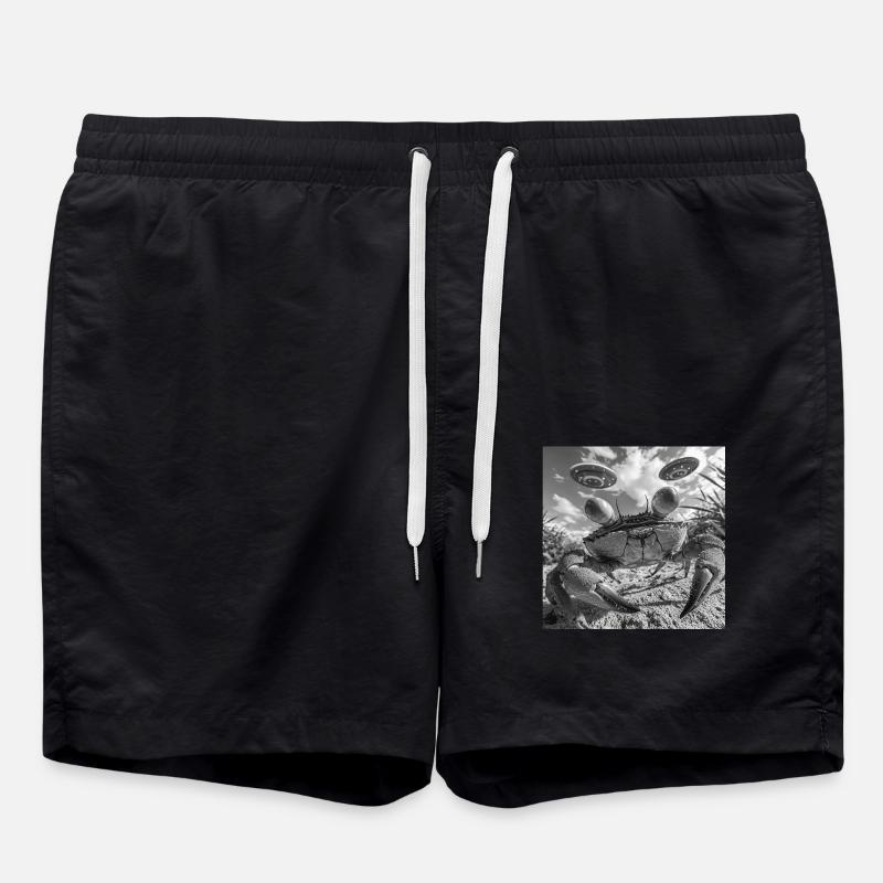 Krabbe - Badeshorts - Schwarz