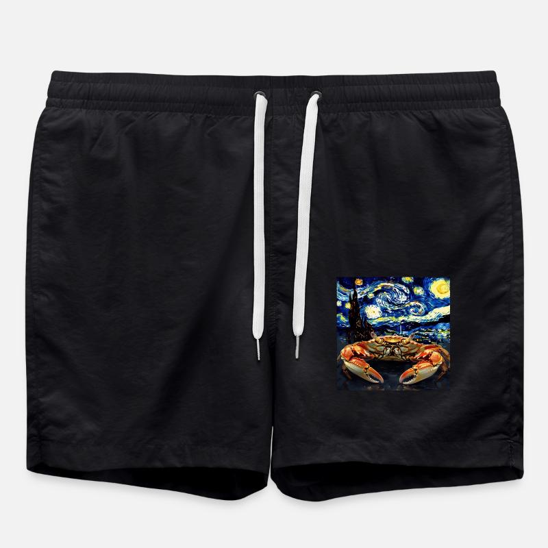 Krabbe - Badeshorts - Schwarz