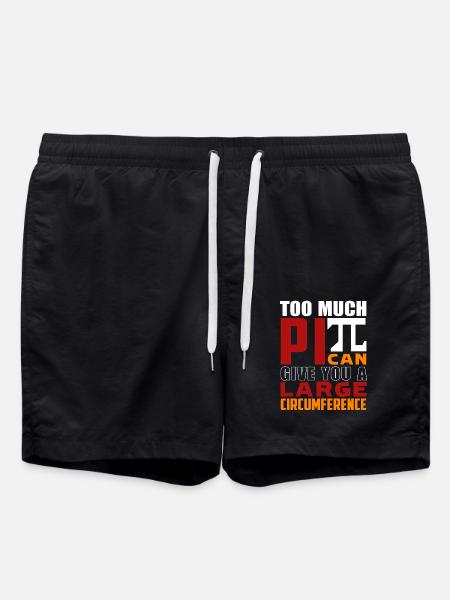 Pi Day Funny Pi Day March 14 - Swim Trunks - black