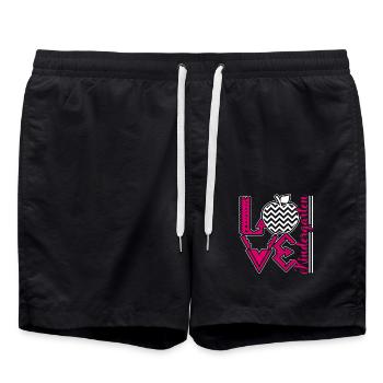 Kindergarten Teacher Love Kindergarten - Swim Trunks - black - Front - AI Model Male 185 light (185cm)