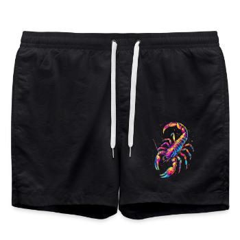 Skorpion - Badeshorts - Schwarz - Vorne - AI Model Male 185 light (185cm)