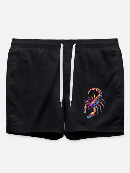 Skorpion - Badeshorts - Schwarz