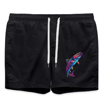 Tarpon - Badeshorts - Schwarz - Vorne - AI Model Male 185 light (185cm)