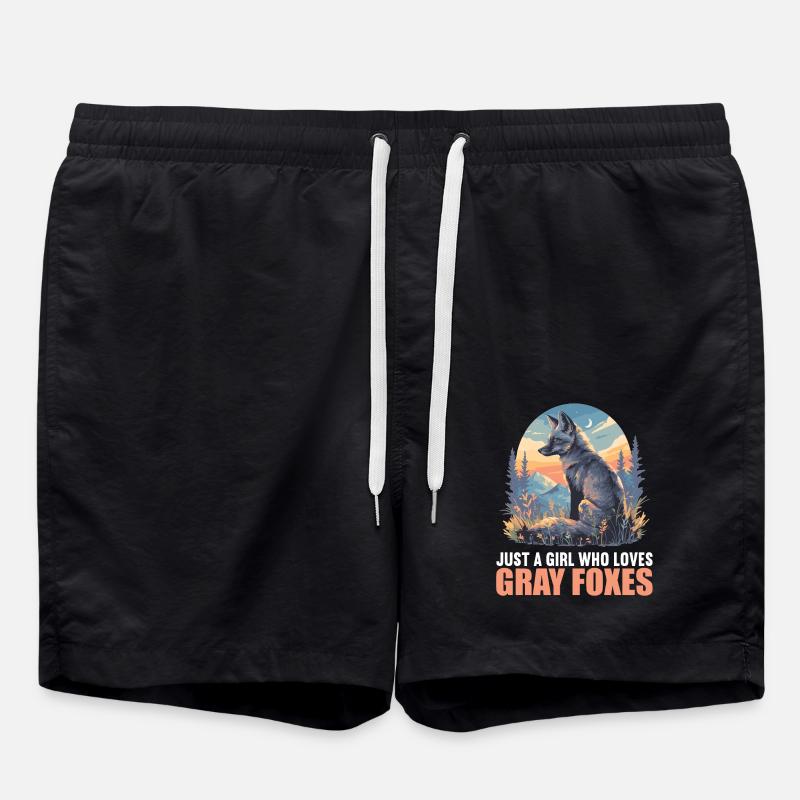 Renards gris Renard gris - Short de bain - noir