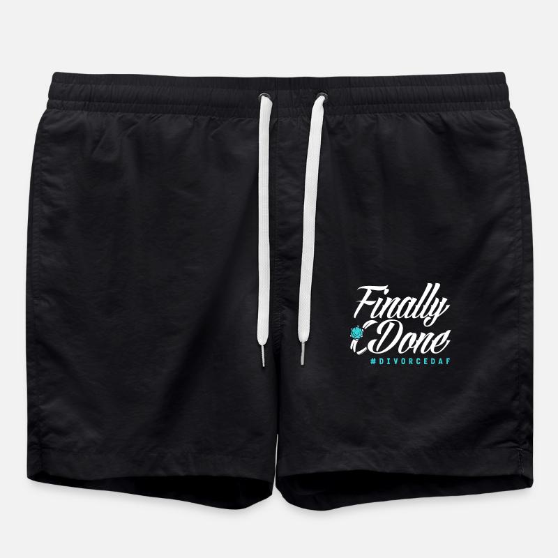 Divorce at last - Swim Trunks - black