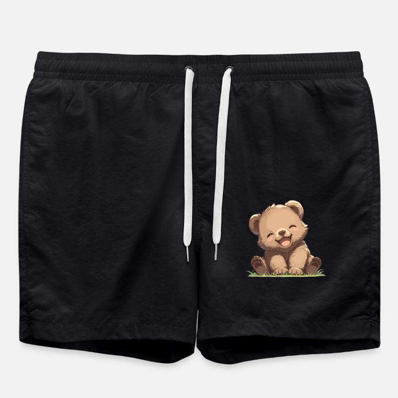 Grizzlis Ours grizzly - Short de bain - noir