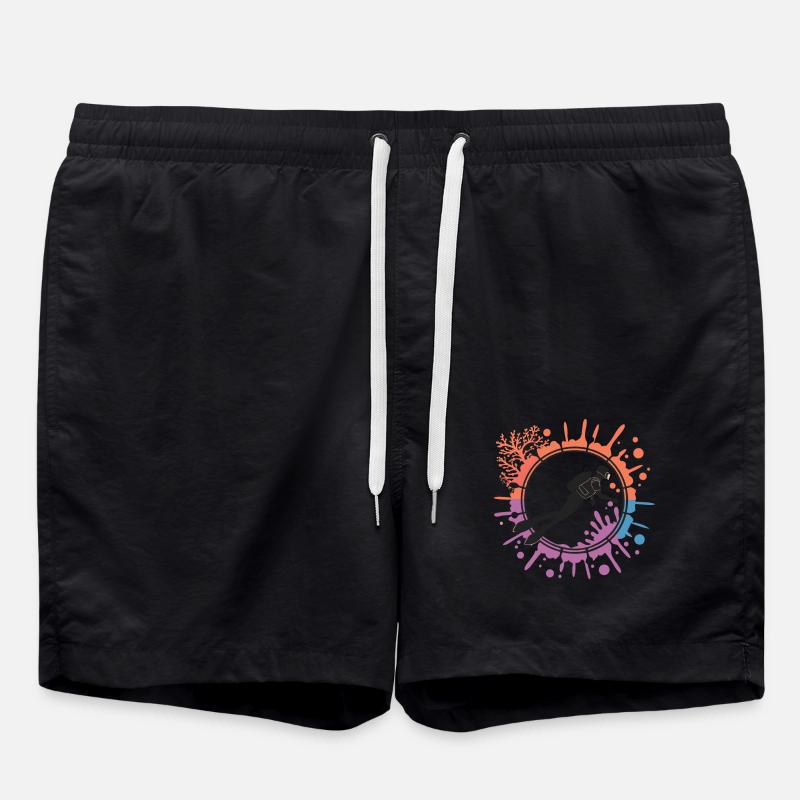 MEERESABENTEUER - Badeshorts - Schwarz