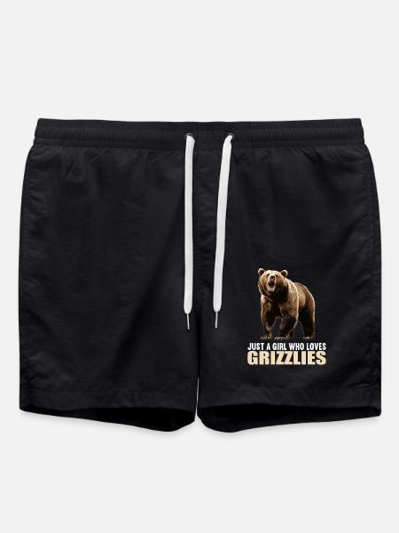 grizzly bears Grizzly bear - Swim Trunks - black