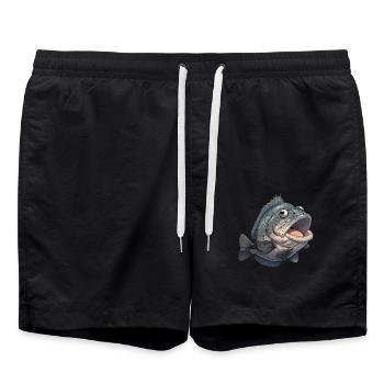 Mérou Mérou - Short de bain - noir - Devant - AI Model Male 185 light (185cm)