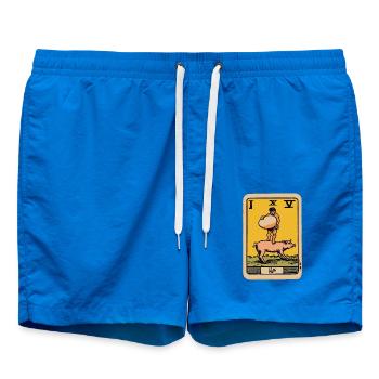 Carte de tarot enfant avec oeuf sur cochon - Short de bain - cobalt blue - Devant