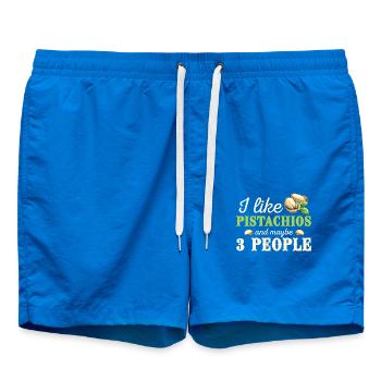 J’aime les pistaches et peut-être 3 personnes - Short de bain - cobalt blue - Devant