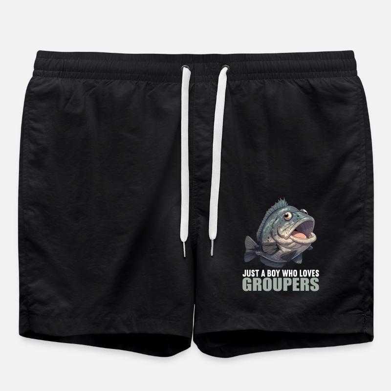 Zackenbarsche Zackenbarsch - Badeshorts - Schwarz