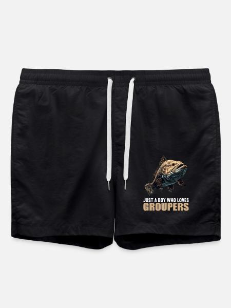 Zackenbarsche Zackenbarsch - Badeshorts - Schwarz