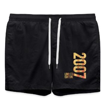 18ème anniversaire garçon cadeau édition limitée 2007 - Short de bain - noir - Devant - AI Model Male 185 light (185cm)