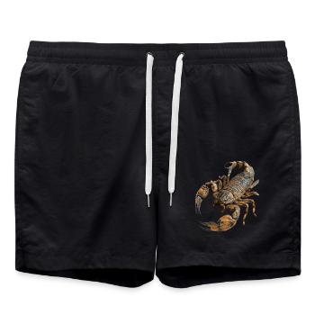 Skorpion - Badeshorts - Schwarz - Vorne - AI Model Male 185 light (185cm)