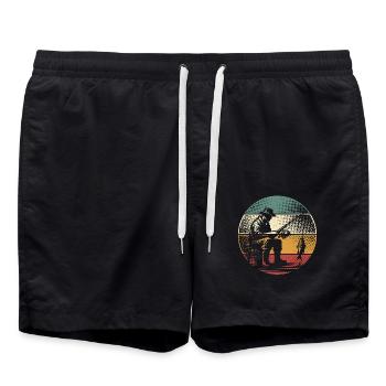 Pêche Pêcheurs Pêche - Short de bain - noir - Devant - AI Model Male 185 light (185cm)