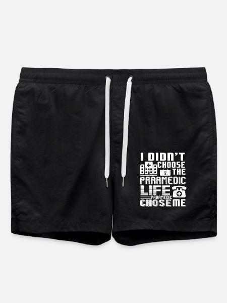 Paramedic Life Chose Me - Swim Trunks - black