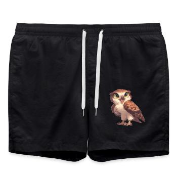 Faucon Faucon - Short de bain - noir - Devant - AI Model Male 185 light (185cm)