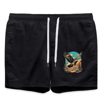 Falcon Falcon - Swim Trunks - black - Front - AI Model Male 185 light (185cm)