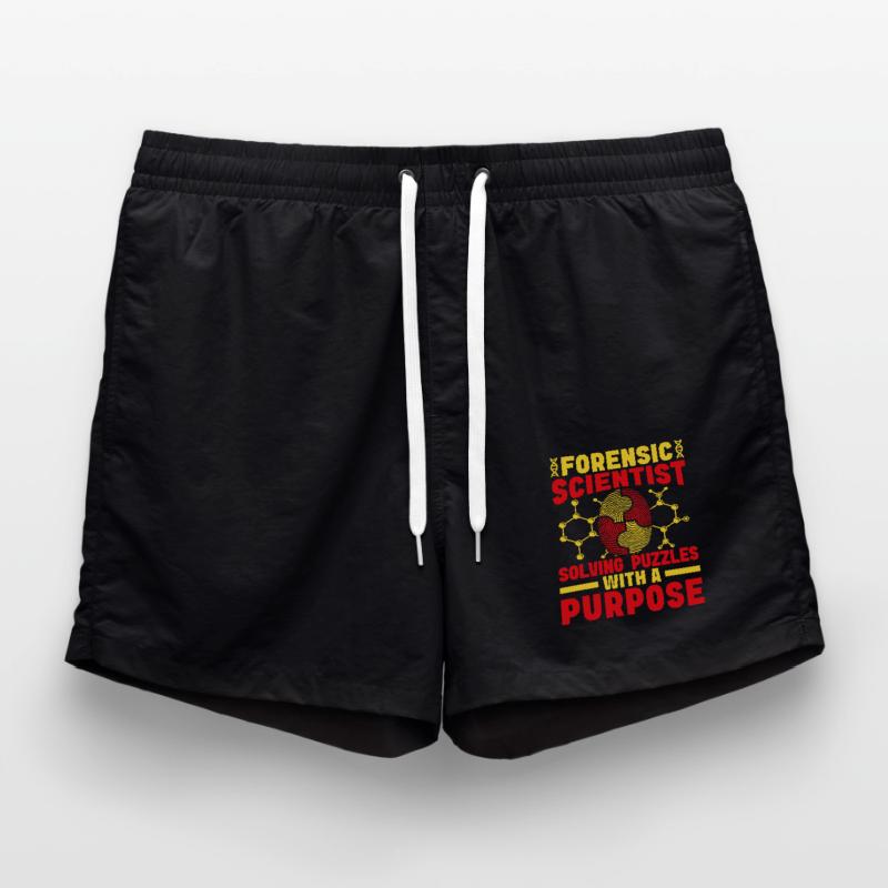 Forensic Science Major Solving Puzzles Badeshorts