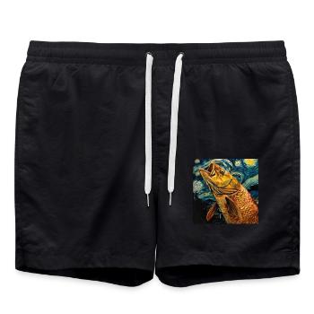 Tarpon - Badeshorts - Schwarz - Vorne - AI Model Male 185 light (185cm)