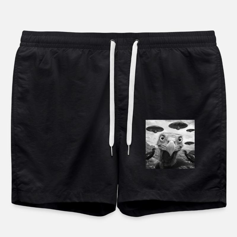 Geier - Badeshorts - Schwarz