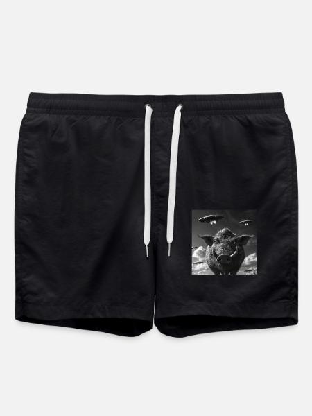 Warzenschwein - Badeshorts - Schwarz