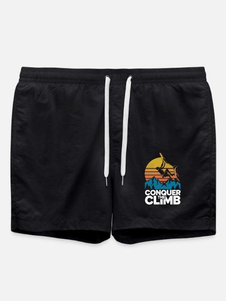 Conquer The Climb - Badeshorts - Schwarz