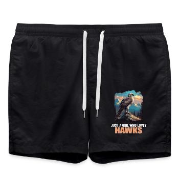 Faucon Faucon - Short de bain - noir - Devant - AI Model Male 185 light (185cm)