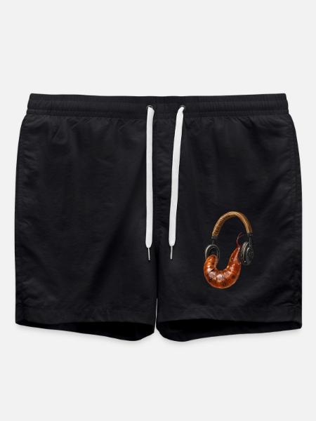Wurm - Badeshorts - Schwarz