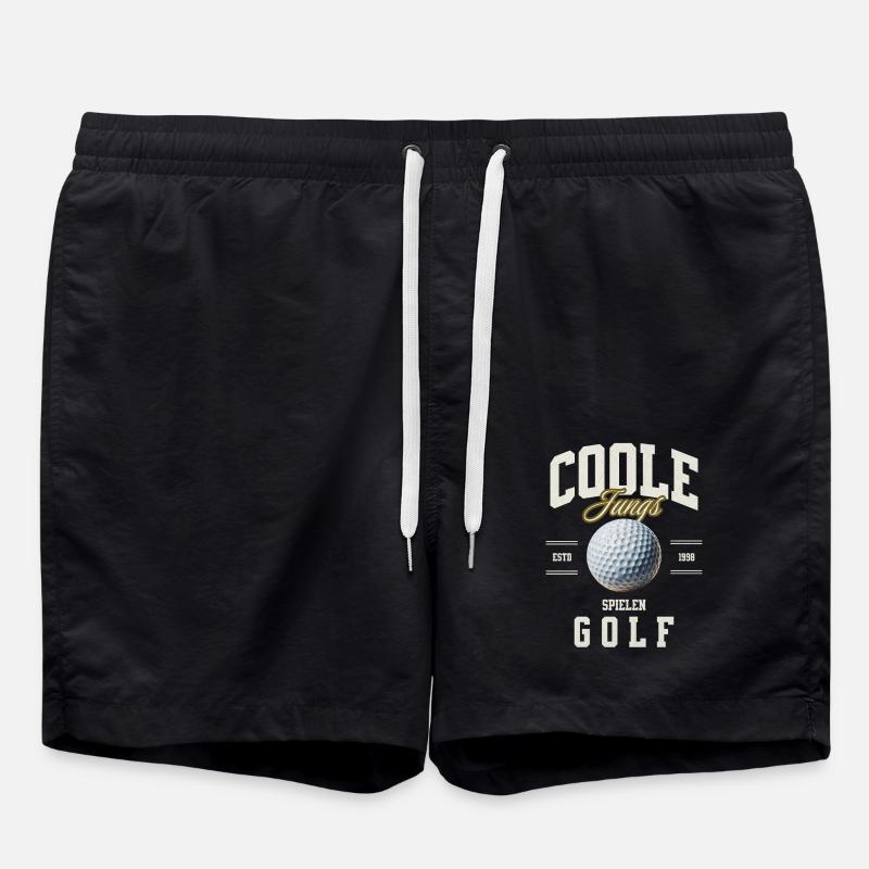 Golf - Badeshorts - Schwarz