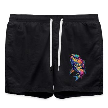 Tarpon - Badeshorts - Schwarz - Vorne - AI Model Male 185 light (185cm)
