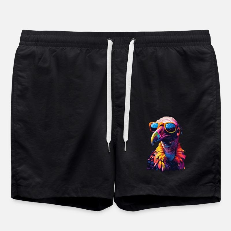 Geier - Badeshorts - Schwarz