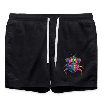 Assel - Badeshorts - Schwarz - Vorne - AI Model Male 185 light (185cm)