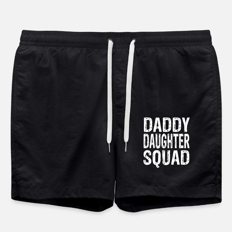 Daddy Daughter Squad - Swim Trunks - black