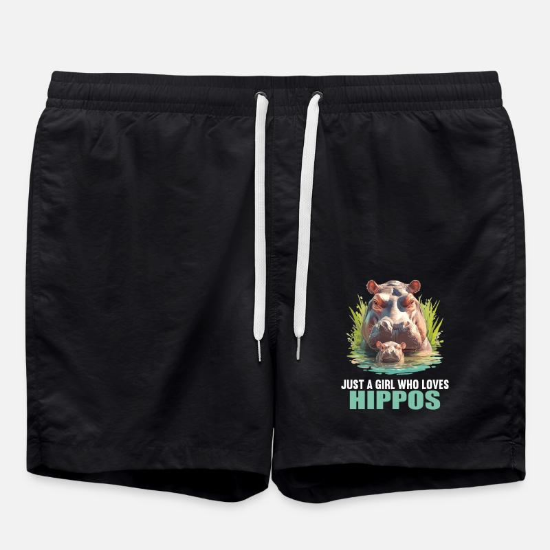 Hippopotame Hippopotame - Short de bain - noir