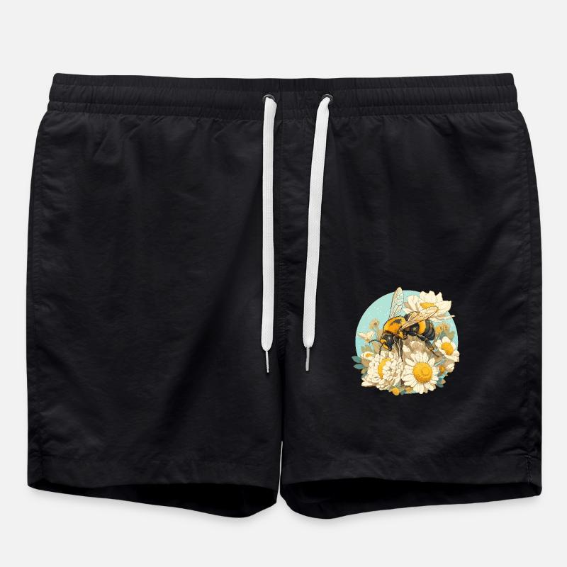 Abeilles Abeille - Short de bain - noir