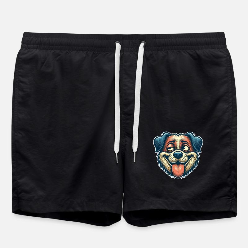 Dog - Swim Trunks - black