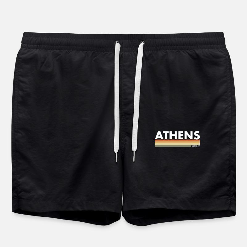 Athènes Grèce Grec Grec - Short de bain - noir