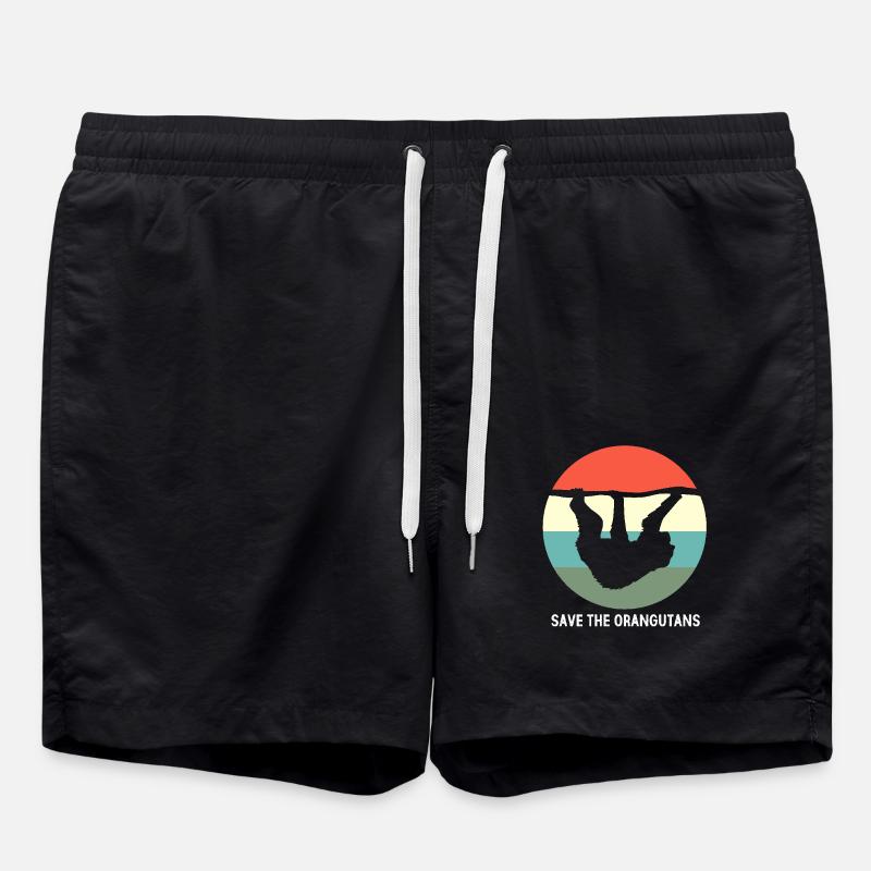 Orang-outan - Short de bain - noir