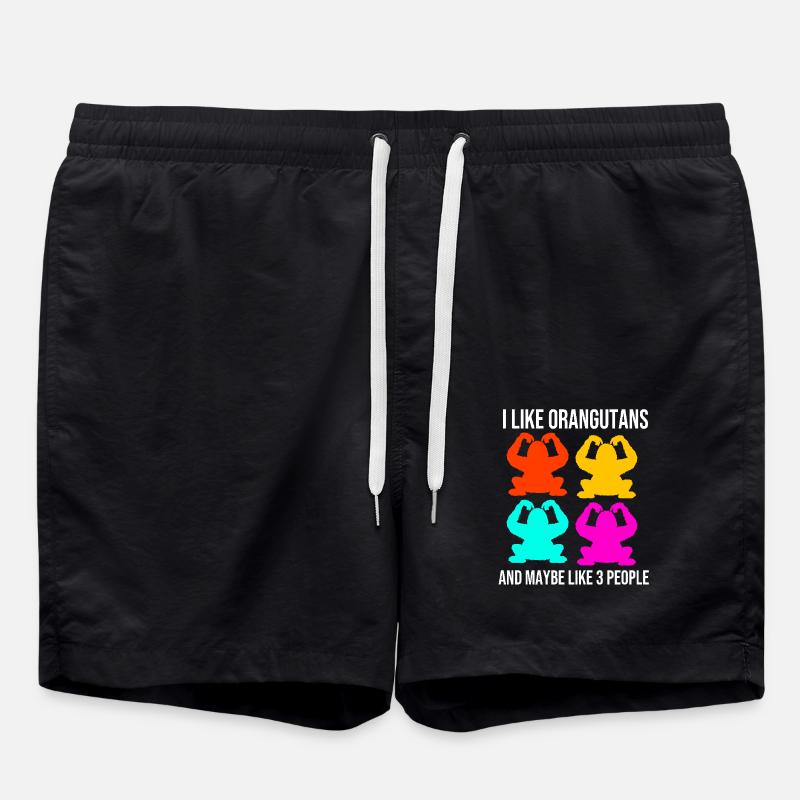 Orangutan - Swim Trunks - black