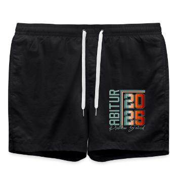 Abitur 2025 Abiturienten Abitur Abitur Abitur Exam Gift - Swim Trunks - black - Front - AI Model Male 185 light (185cm)