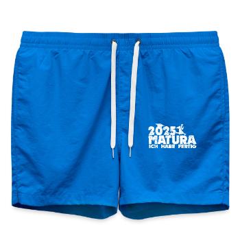 Matura 2024 Matura Matura Graduation Gift - Swim Trunks - cobalt blue - Front