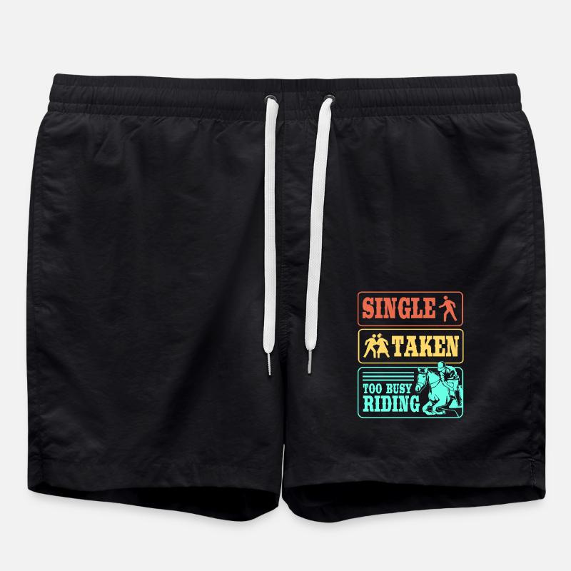 Show Jumping Show Jumping - Swim Trunks - black