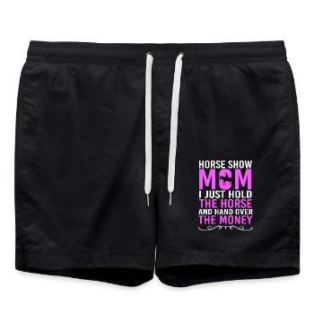 Show Jumping Show Jumping - Swim Trunks - black - Front - AI Model Male 185 light (185cm)