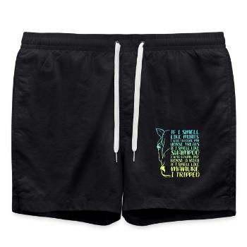 Dressage Dressage Horse Dressage Rider - Swim Trunks - black - Front - AI Model Male 185 light (185cm)