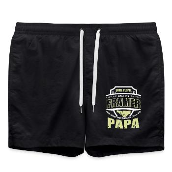 Framer Framer Papa - Swim Trunks - black - Front - AI Model Male 185 light (185cm)