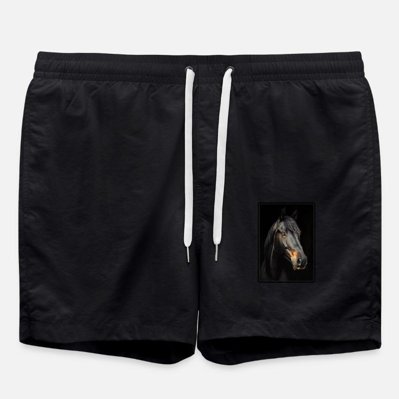 Heste Hest - Badeshorts - sort